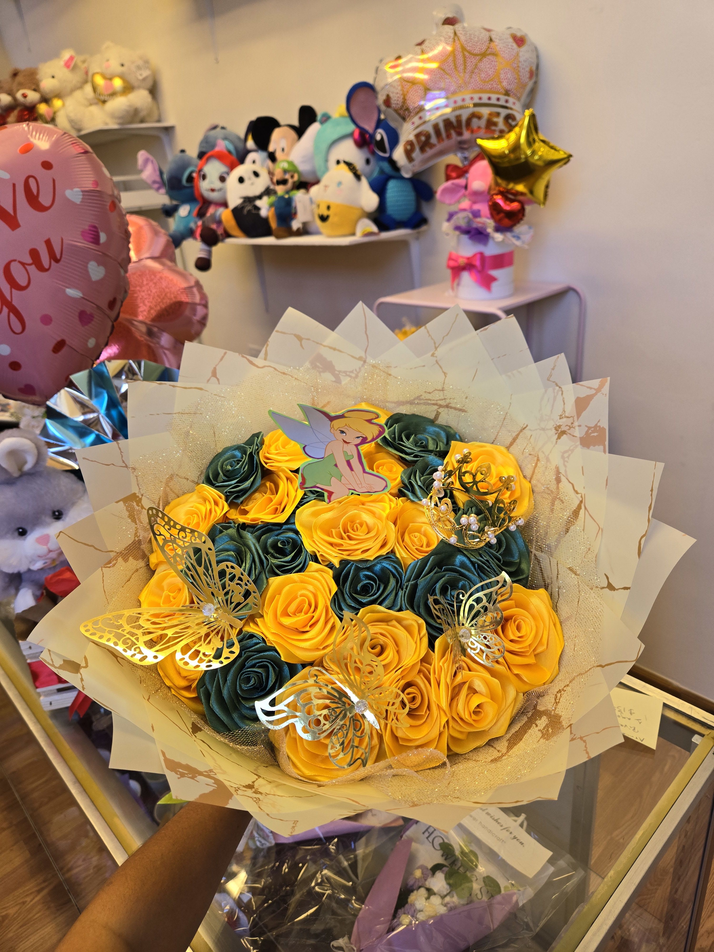 Tinkerbell Bouquet - Todas las fotografias son de nuestro trabajo pedir con 1 semana de anticipacion