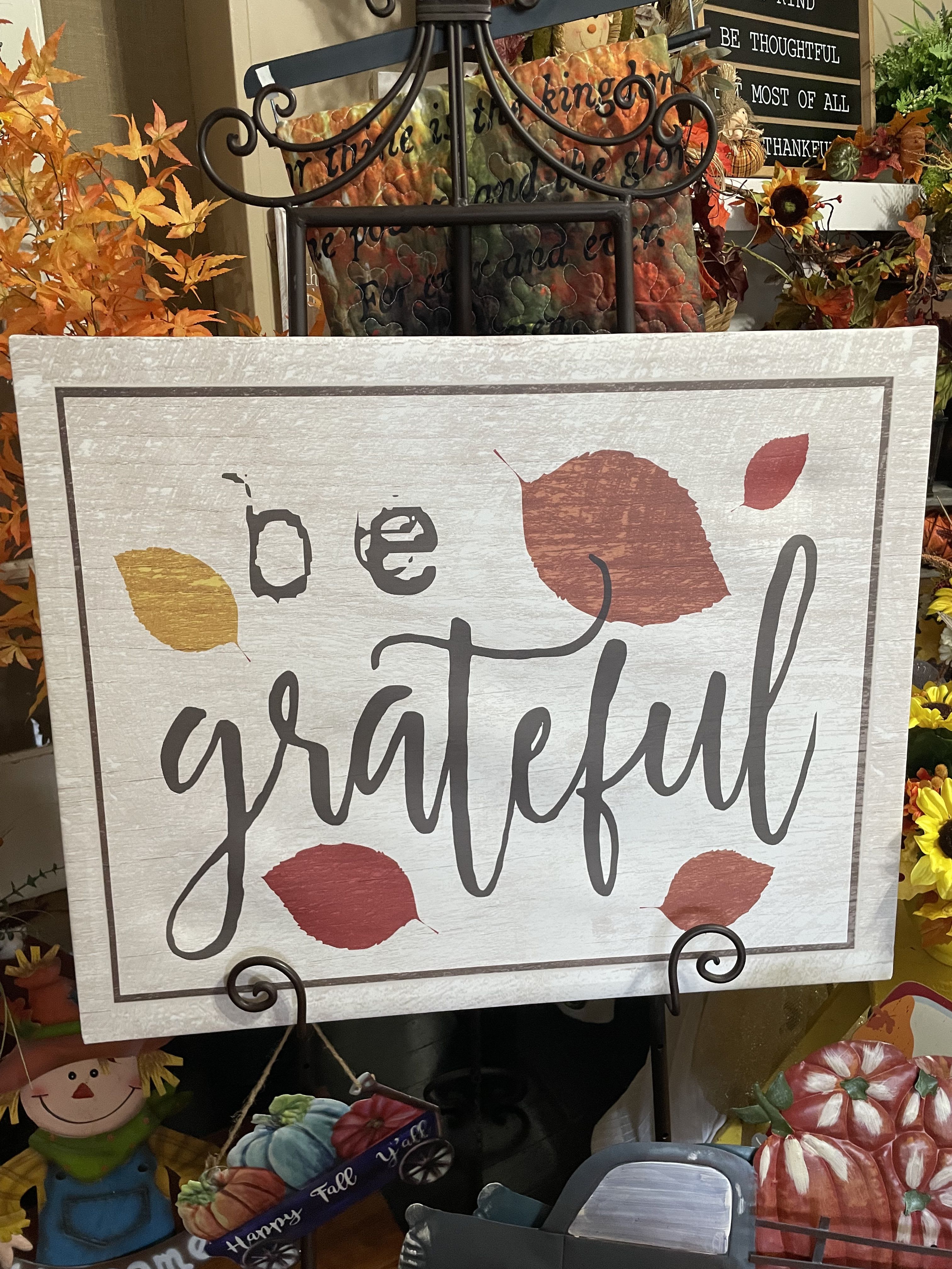 Be Grateful Autumn Decor - Make your home ready for all of your fall get-to gather, ready to set the mood for any lovely evening with family and friends. Designed in canvas