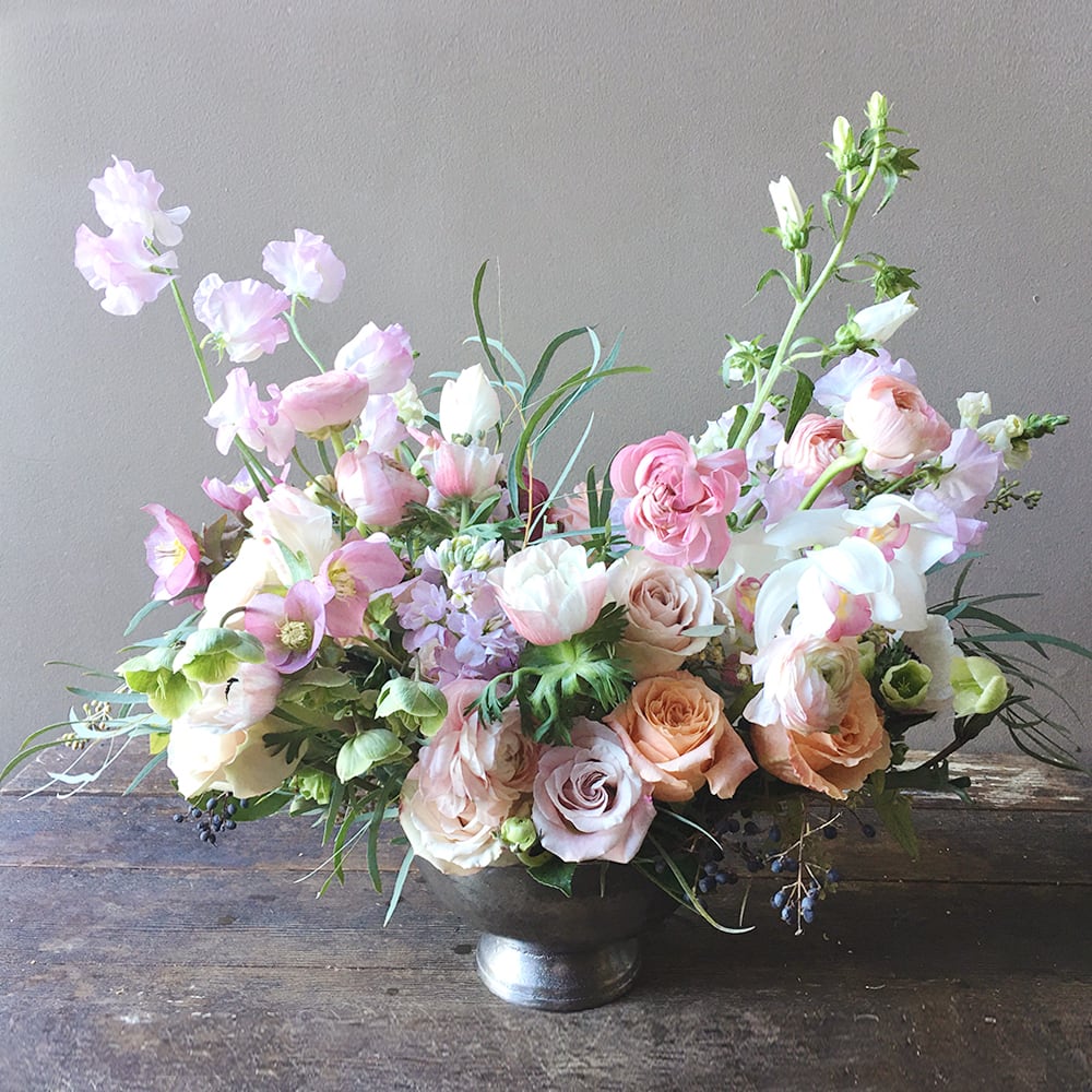 Lucille (Gallery Photo) - Send these gorgeous blooms of light and love to delight any creative soul! Lots of botanical details! 
