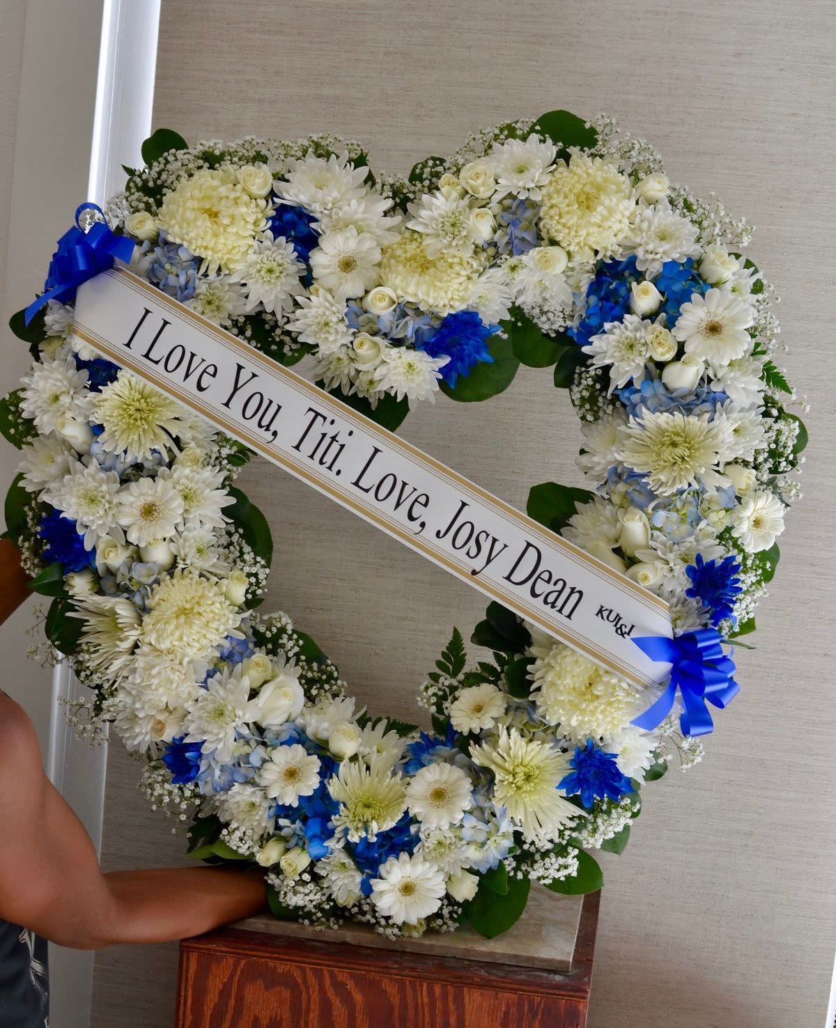Ramo funebre corazon - _
