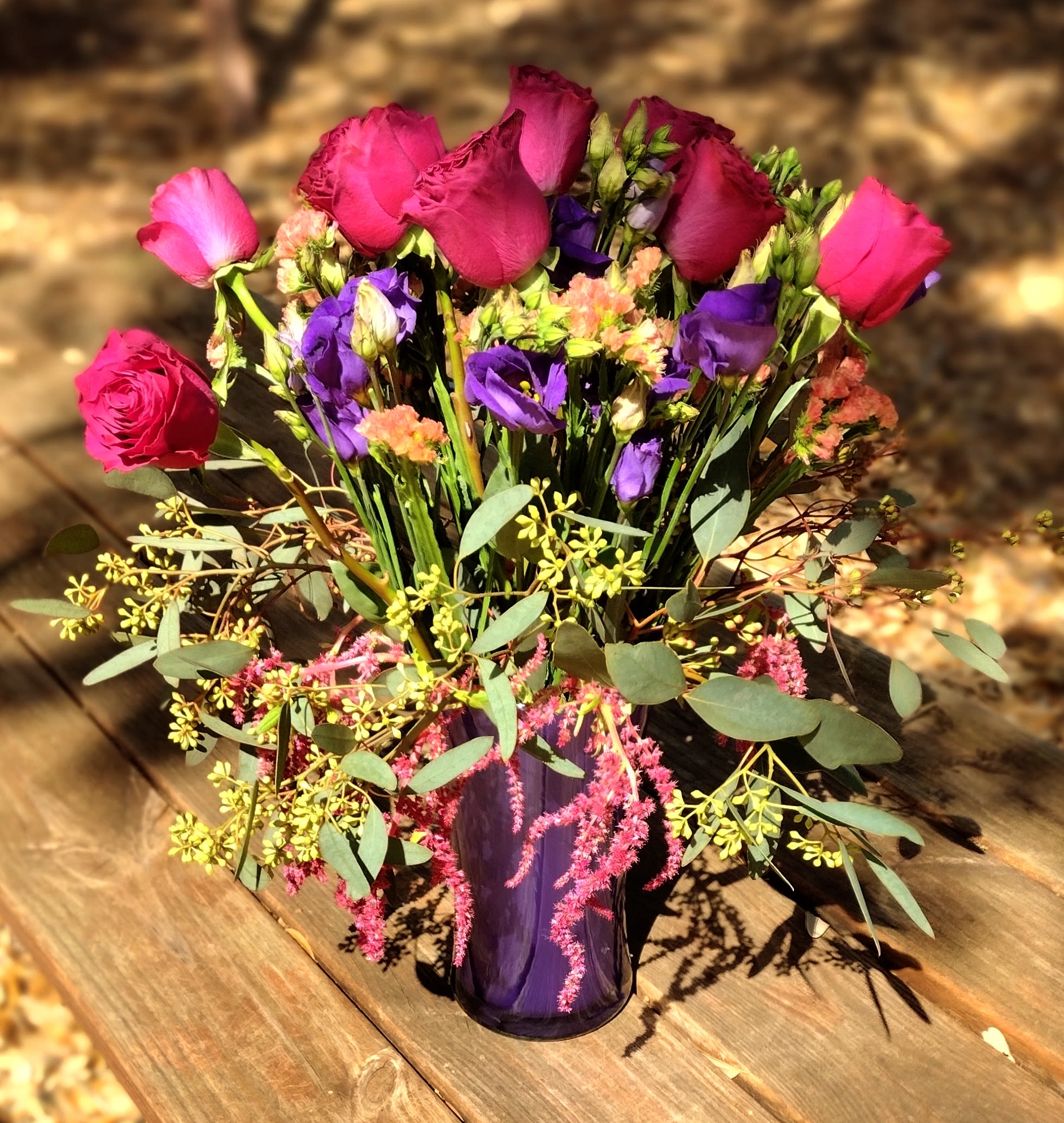 Amazing Arrangement-Fully Customized - This arrangement is unique to you, the buyer. I customize it to suit the recipient, the occasion and including the specific colors prefer. I take great care in creating each floral arrangement to meet each client's expectations. If you are interested in a larger arrangement, let me know in the notes. I source the freshest unique flowers to delight the recipient of your generosity.   NOTE: Photos are representative of arrangements I have done at each price point. Each arrangement will be created especially for the recipient.  