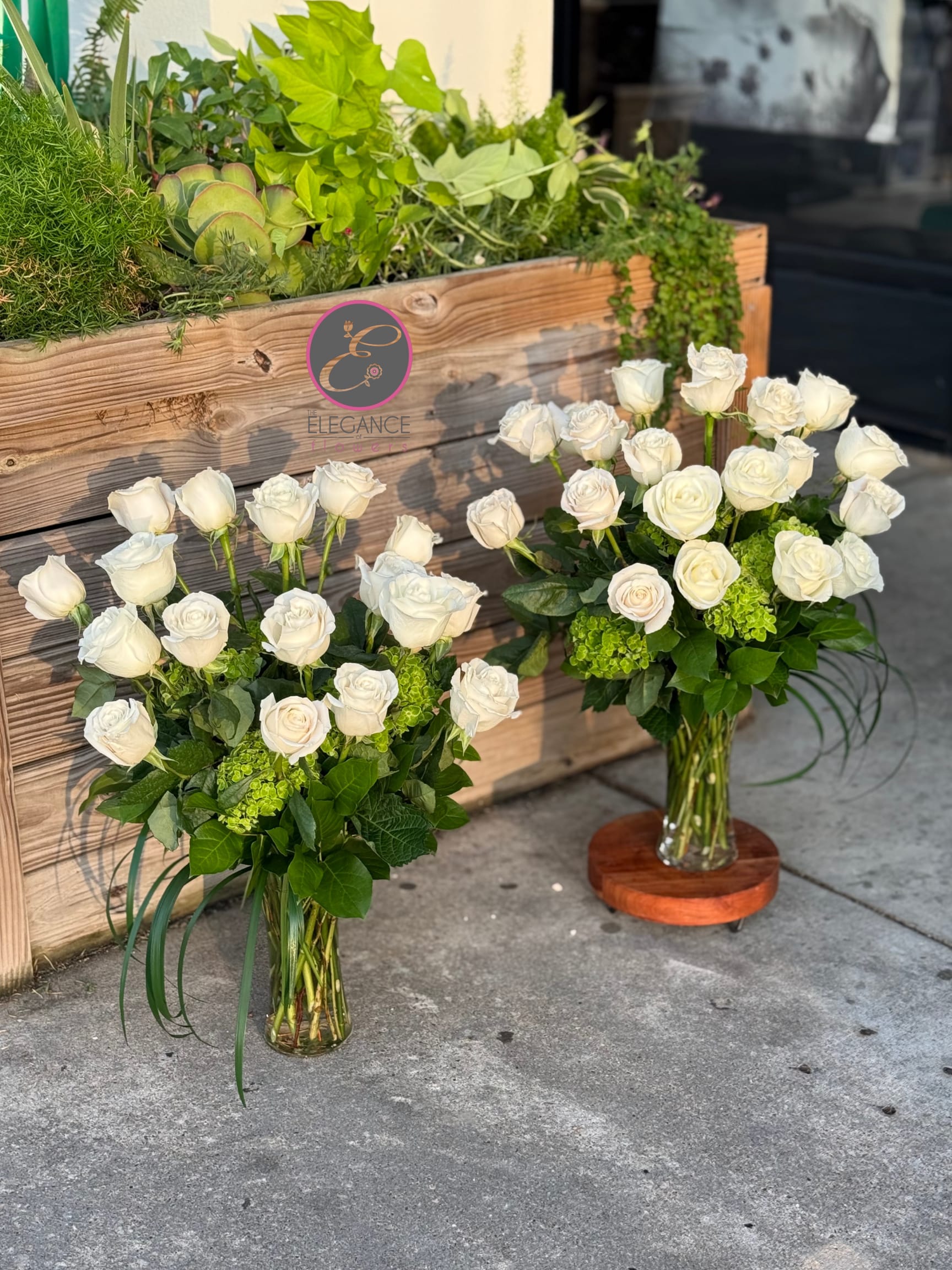 Elegant Vase Pair #1 Elegant Vase Pair #1 - This set includes two matching vases, perfect for displaying together. Call 281-564-2600 for more information or inquiries.