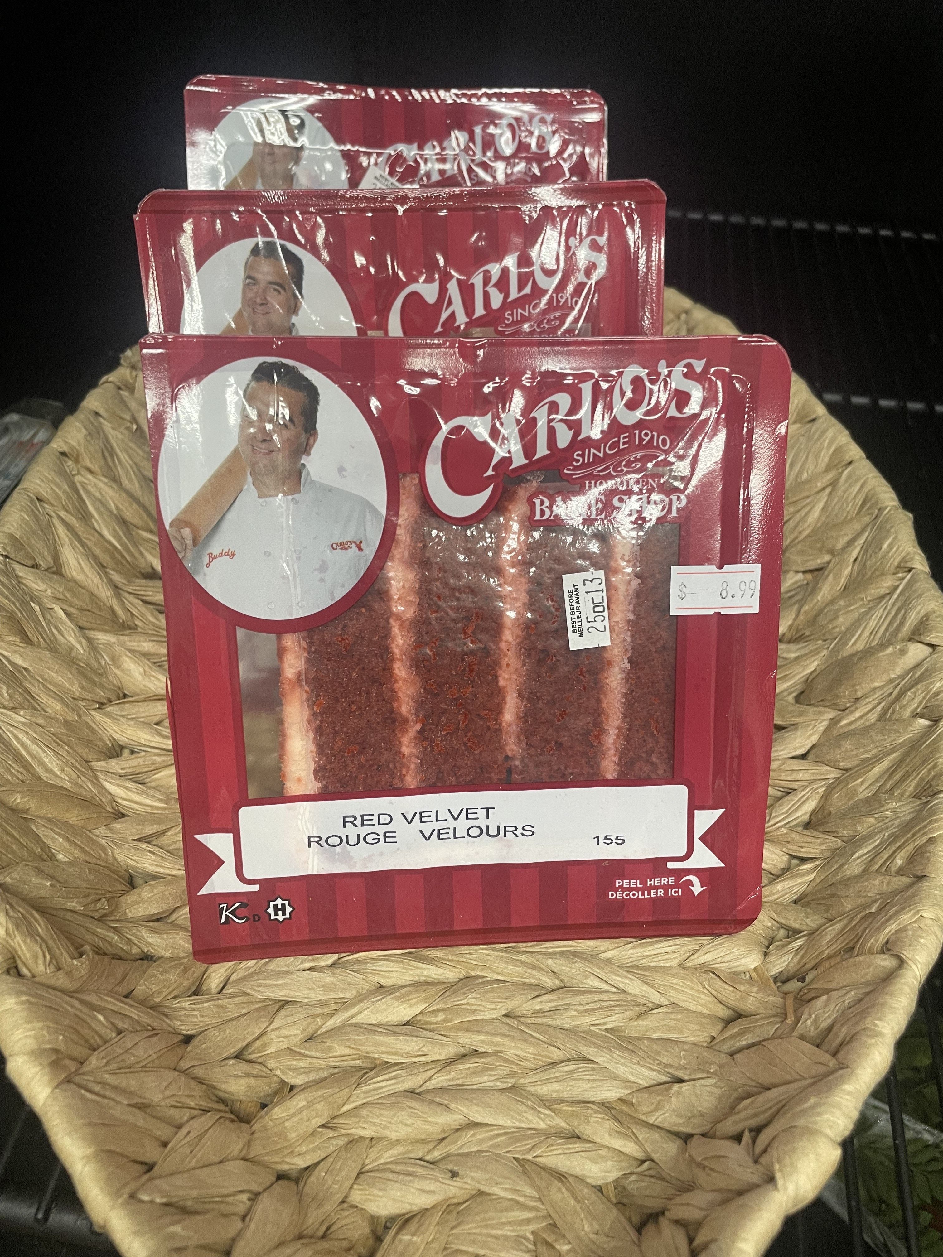 Cake Boss Celebration Cake - Surely to surprise..... Celebrating a birthday, anniversary, or know someone special with a sweet tooth? We have the perfect addition to your order. We are now carrying Carlos Bakery Cake Slices. As always we hope all their wishes come true.  Add a birthday cake topper for an added touch