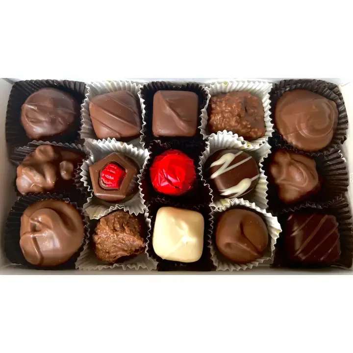O'SHEAS 1/2LB ASSORTED CHOCOLATE  - 1/2lb Original Deluxe Assortment - Classic Window Box