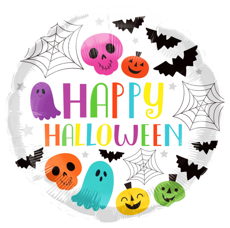 Happy Halloween Balloon Happy Halloween Balloon - A cute and colorful happy Halloween balloon. Let's get spooky!