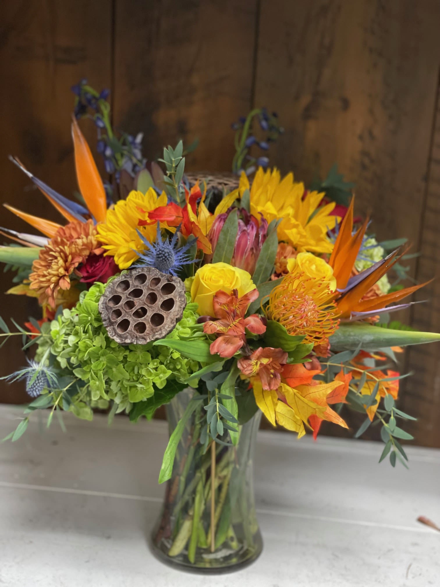Lush Fall Mix - A collection of premium blooms and seasonal choices.