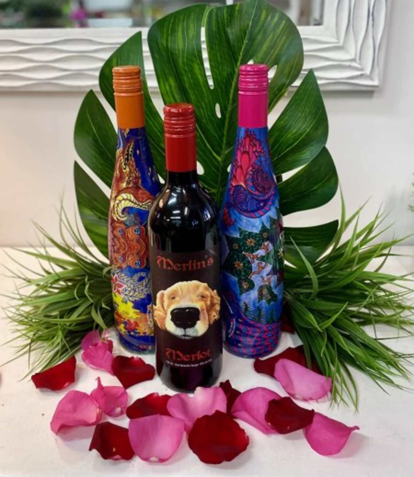 Local Specialty Blush Wine Local Specialty Blush Wine - Add a bottle of local specialty blush wine to go along with your floral arrangement!