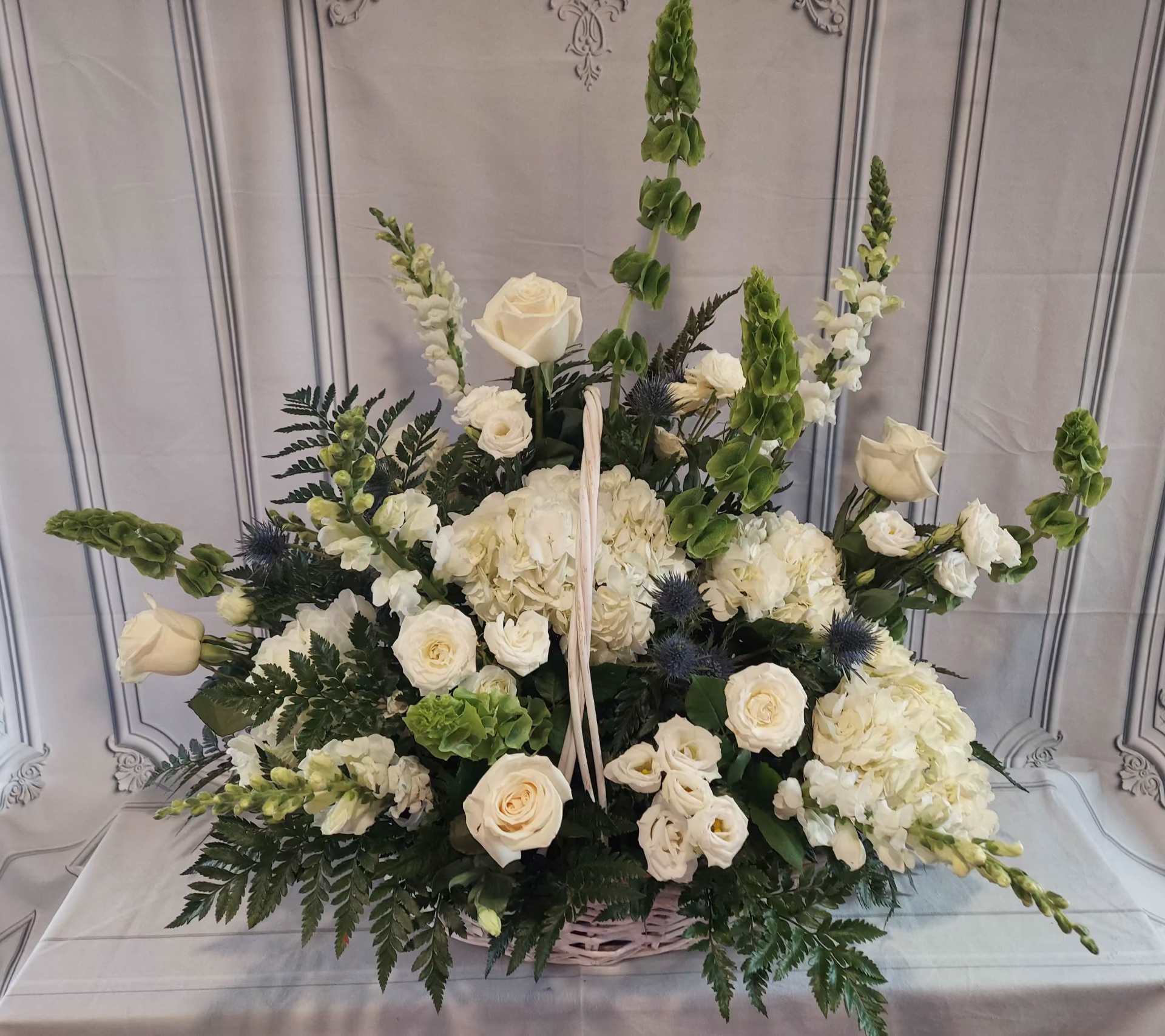 Celestial Basket Celestial Basket - Inspired by the brightest white in a dark sky, the celestial basket offers light and hope to your day.