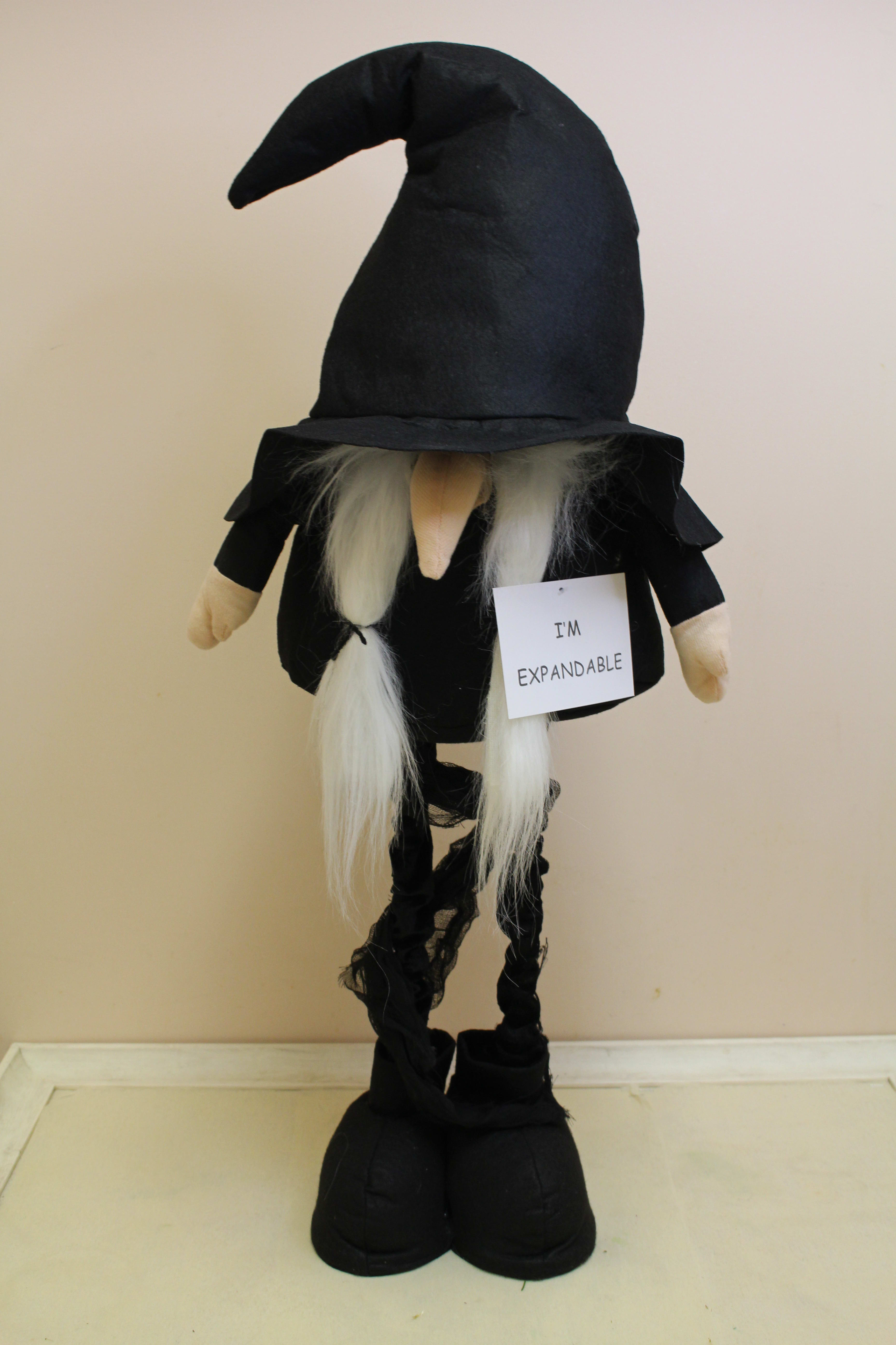 large witch-e-poo gnome large witch-e-poo gnome - Large witch gnome with extendable legs