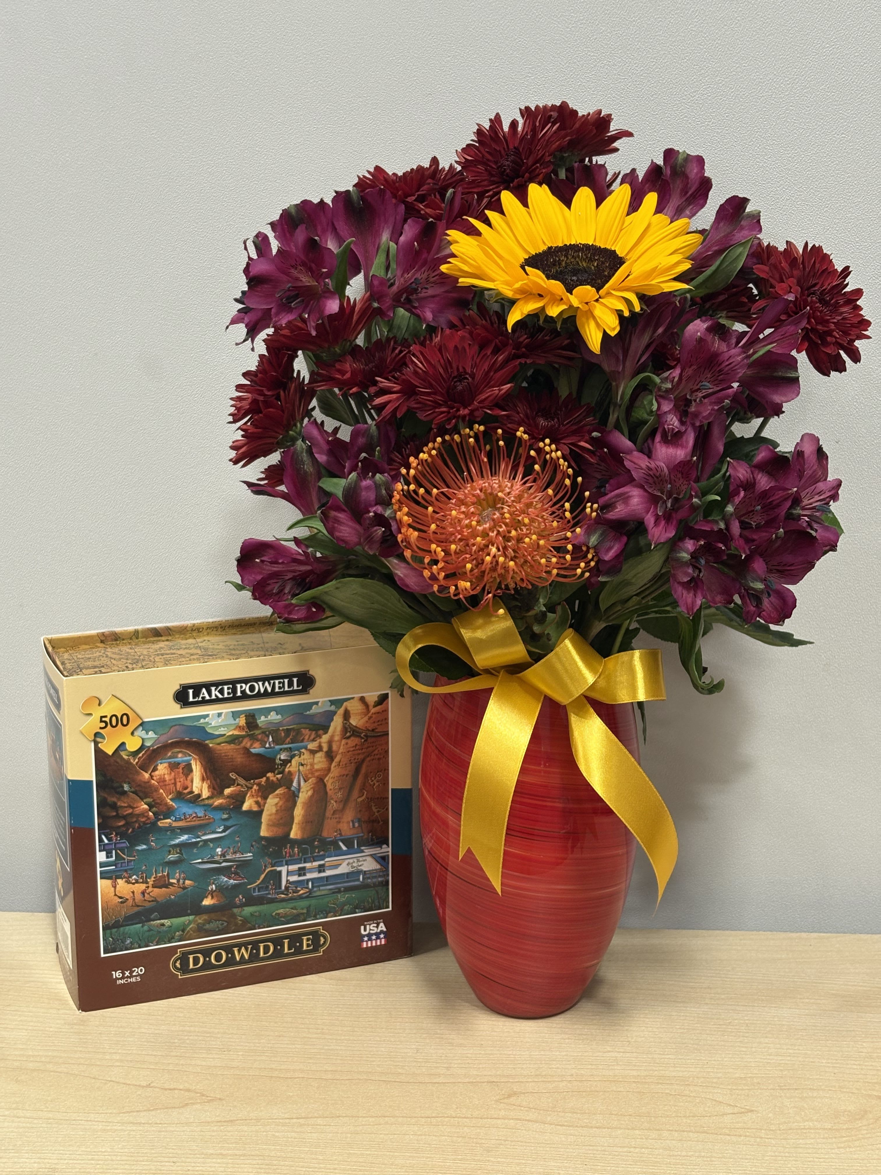 Harvest Sunset & Puzzle Harvest Sunset & Puzzle - As shown