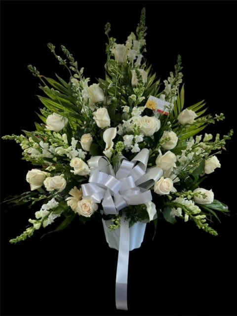 Funeral Basket Funeral Basket - This is a small token you can send to a local funeral home. Flowers may vary.  Colors can be custom