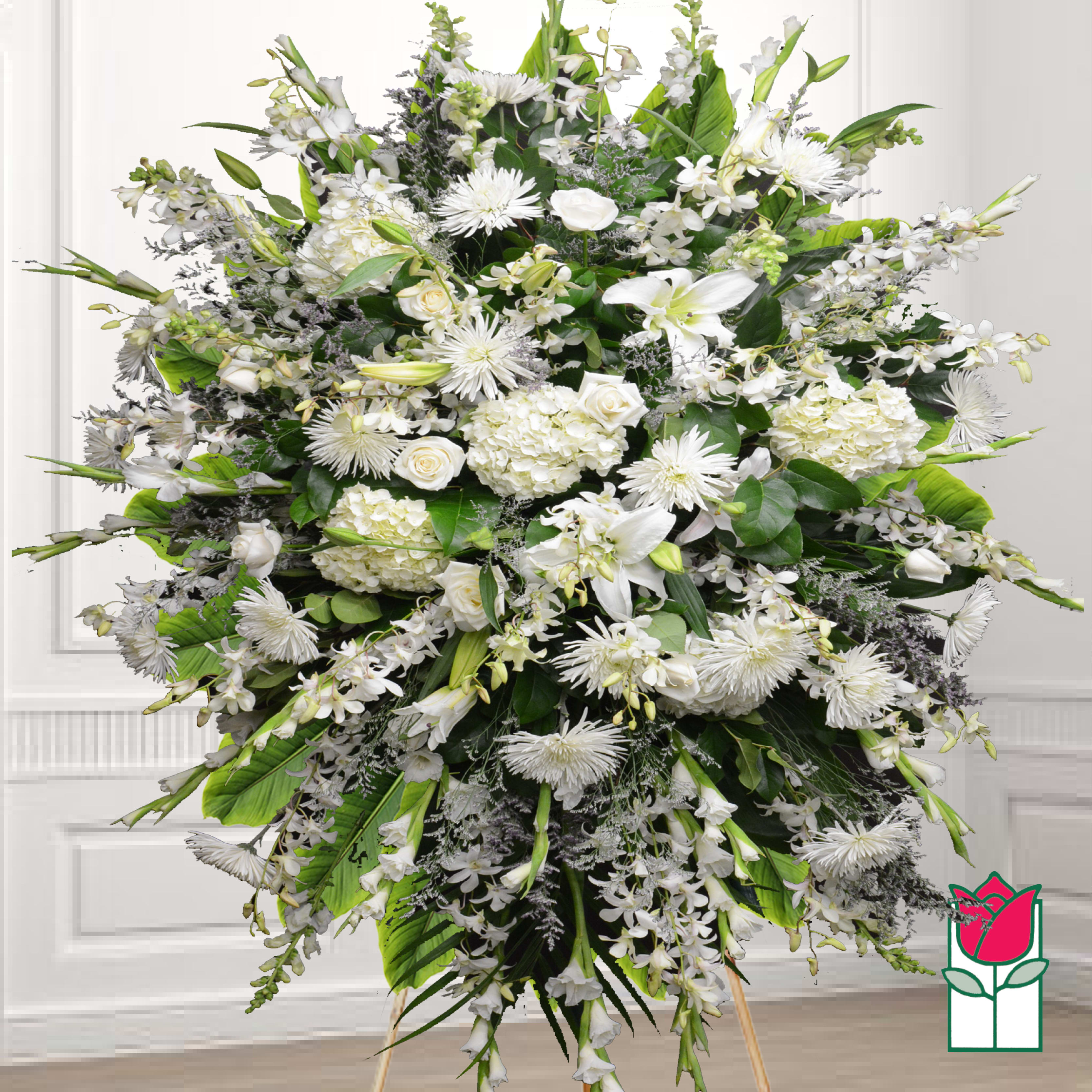 Beretania's Hookipa Wreath - Beretania Florist Hookipa Sympathy Wreath