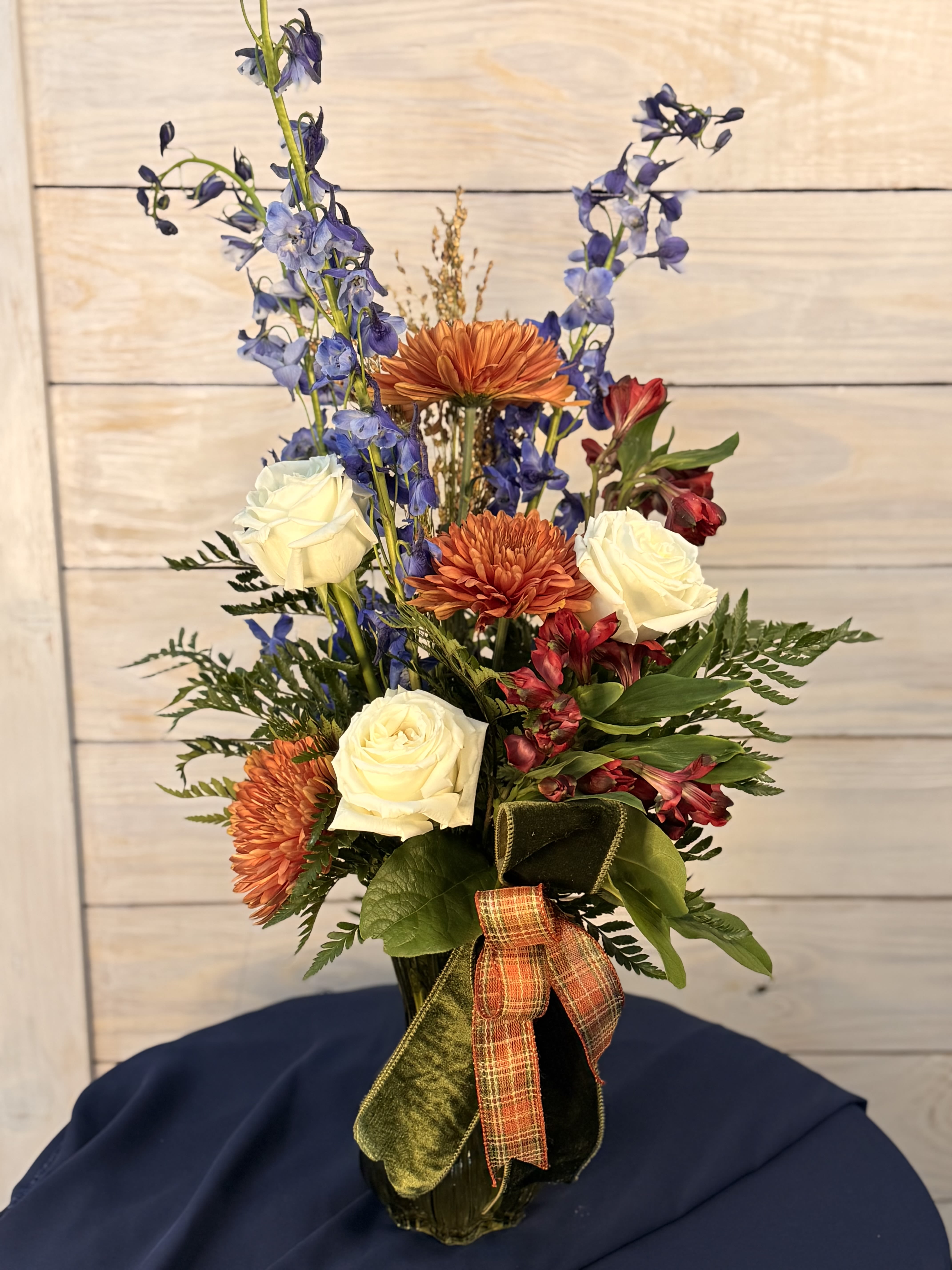 Cider and Velvet - This warm and inviting arrangement is a whole &quot;Fall-Meet Cute- Cottage&quot; Vibe.