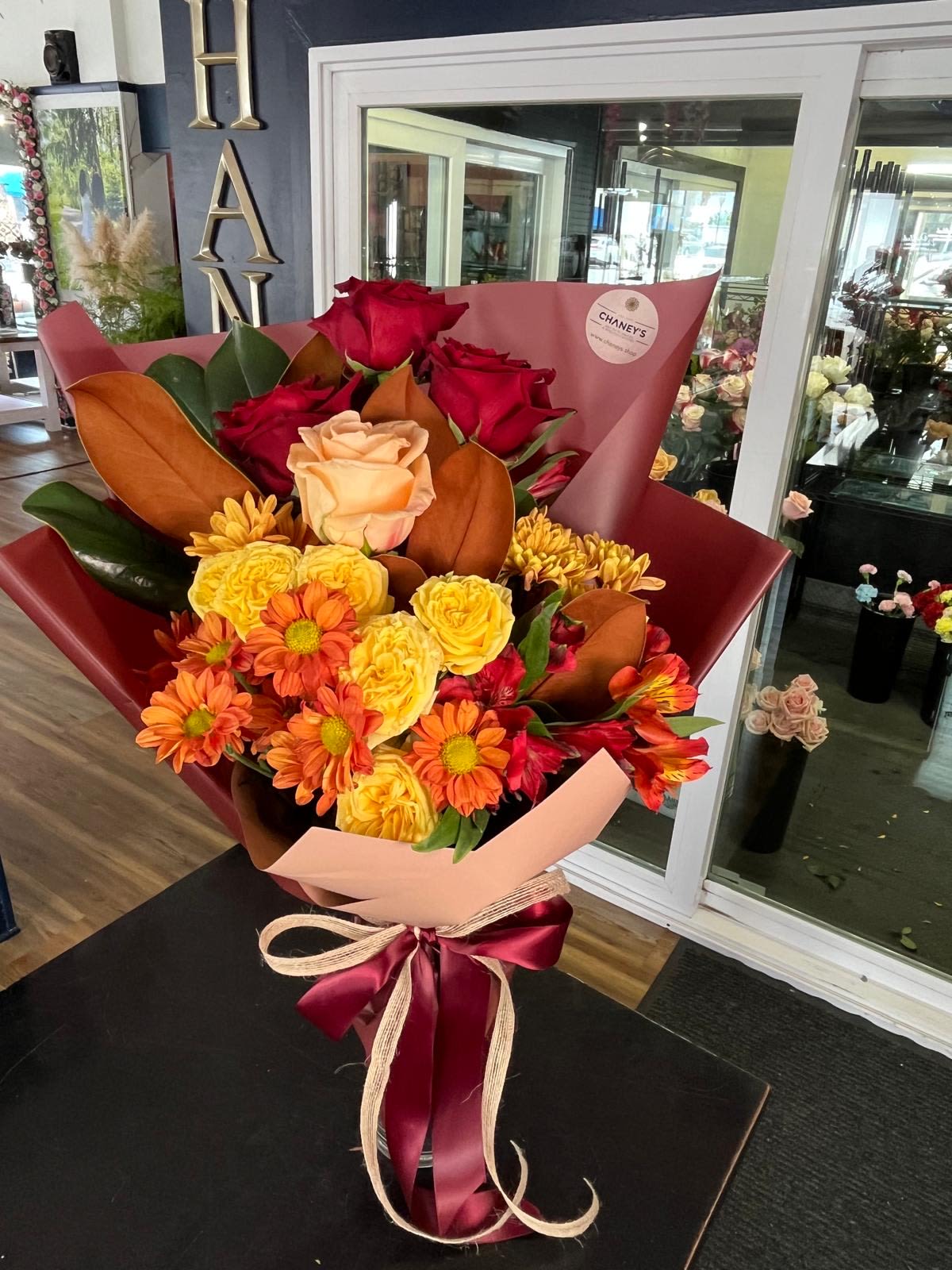 Chaney‘s Fall Color Wrap - Best of fall! (Wrapped bouquet, no vase!)