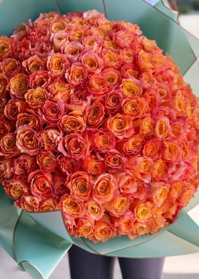 Orange rose bouquet Orange rose bouquet - Gorgeous bouquet of orange roses
