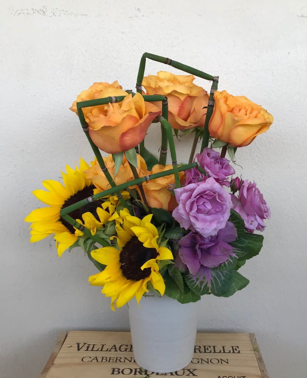 Art Deco - Roses, Sunflowers 
