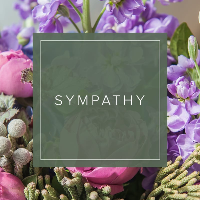 Designers Choice Sympathy Flowers Arranged - Not sure what to send?  Our floral designers will select the freshest blooms to create a tribute to express your sympathy to loved ones. If you'd like special colors or flowers, please input your choices into the &quot;Special Instructions&quot; when ordering.  If we are not able to fulfill your request, we will call you to discuss alternatives. 