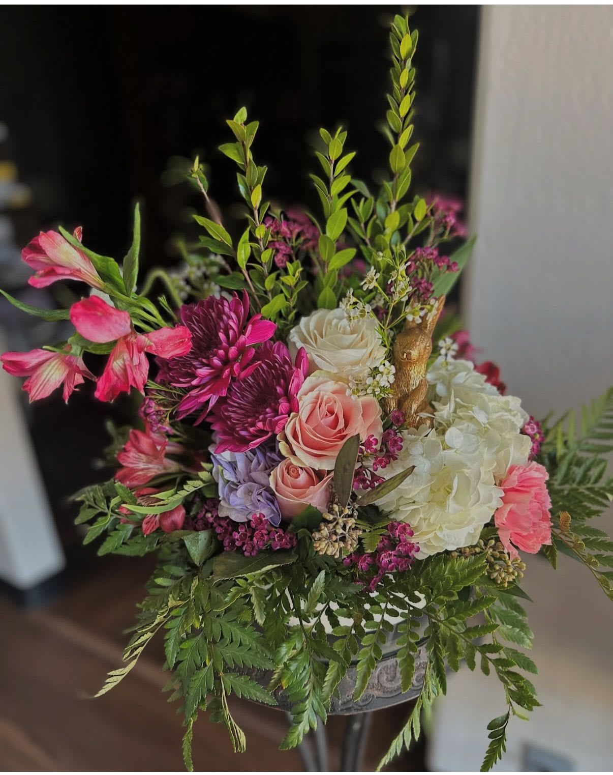 Bunny in Bloom - A perfect spring time arrangement