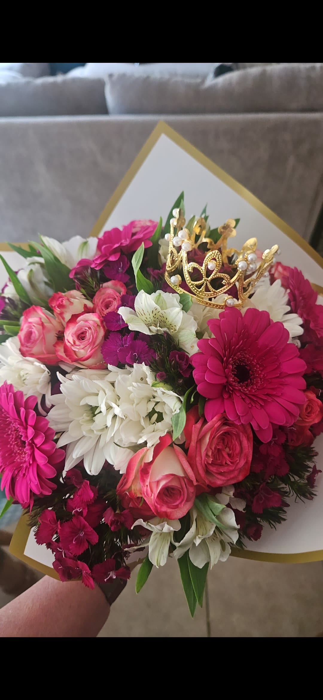 Katey's flowers for your dancer - Wrapped bouquet of the freshest flowers in season.