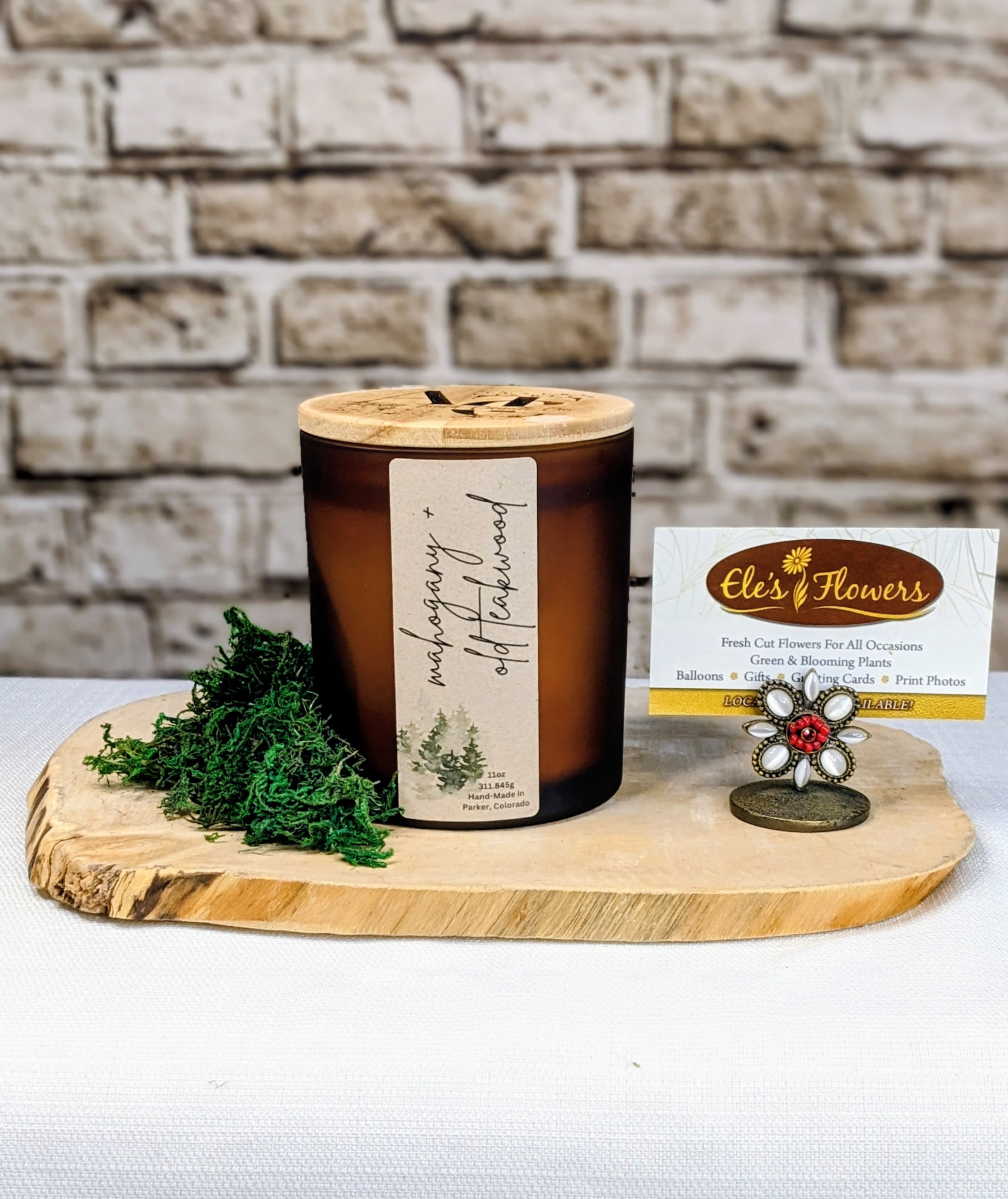 Mahogany & Old Teakwood - Candle Mahogany & Old Teakwood - Candle - Indulge in the luxurious aroma of Fresh Lavender, Geranium, Warm Mahogany, and Earthy Wood with our Mahogany & Old Teakwood candle. Crafted with premium mahogany and old teakwood scents, this candle will add a touch of sophistication and refinement to any space.  11 oz candle handmade with clean soy wax blend and a crackling cedar wood wick. Burns for up to 60-80 hours.   artistictouchcandleco.com