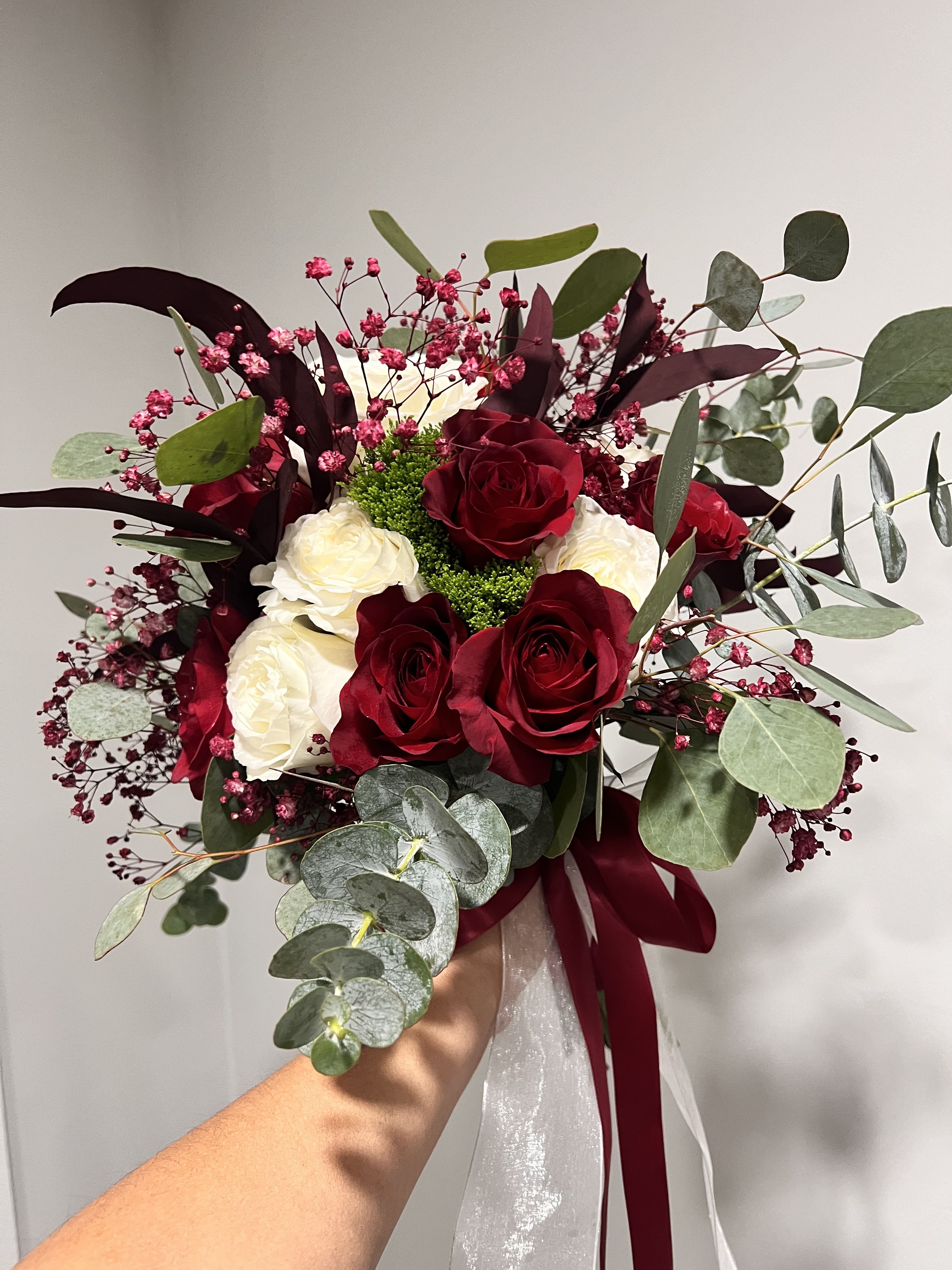 Burgundy passion Bouquet  Burgundy passion Bouquet  - Rich feeling of dark red passion beautifully design