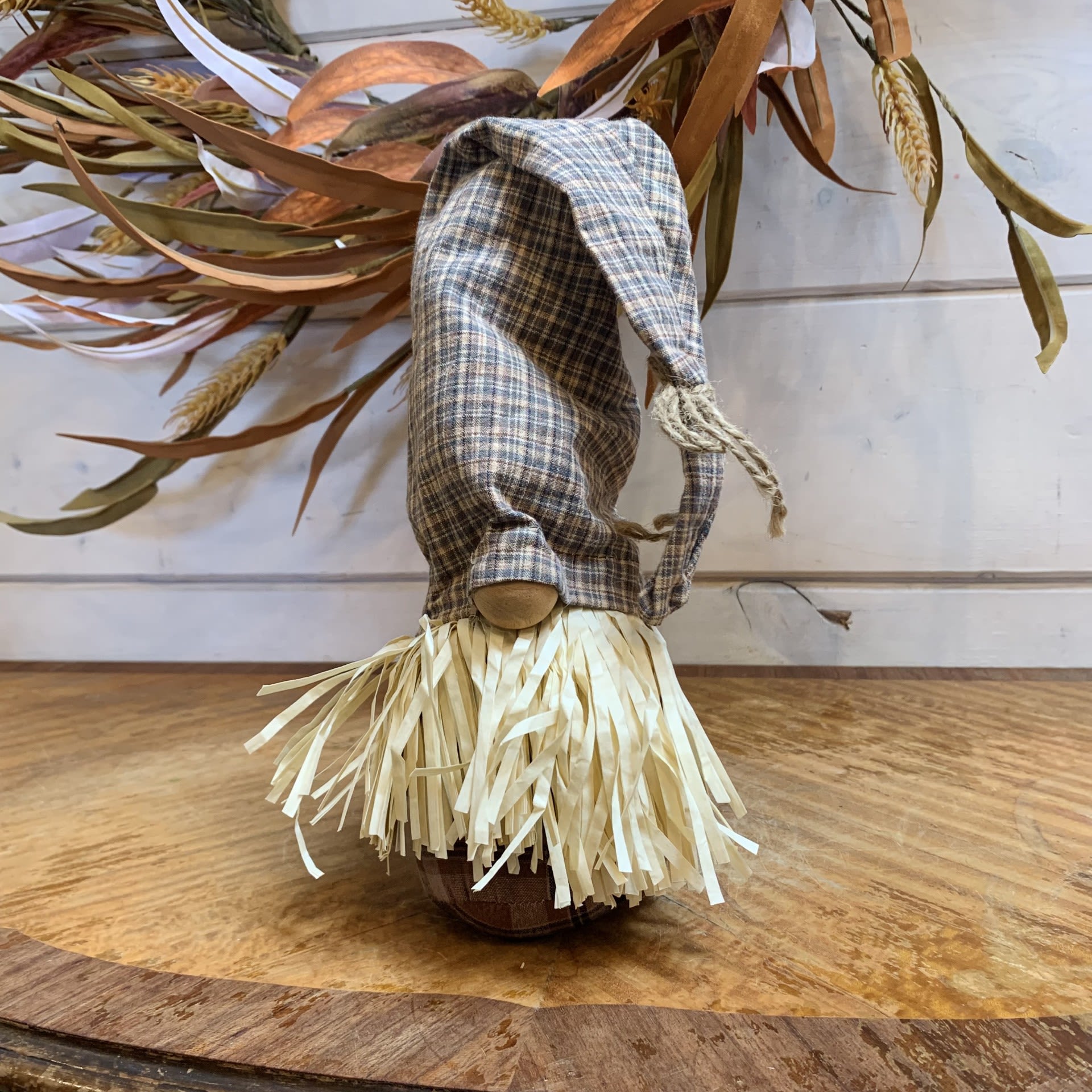 Slouchy Hat Gnome - This medium size gnome has a charming slouchy hat that adds to his character. Approximately 7&quot; tall by 4&quot; wide, with a weighted base to keep him upright.  Not intended as a children's toy, for decorative use only. Made by MeraVic.  For additional gnome options, please check out our store at 3882 Mayberry Dr Ste A, Reno, NV 89519.