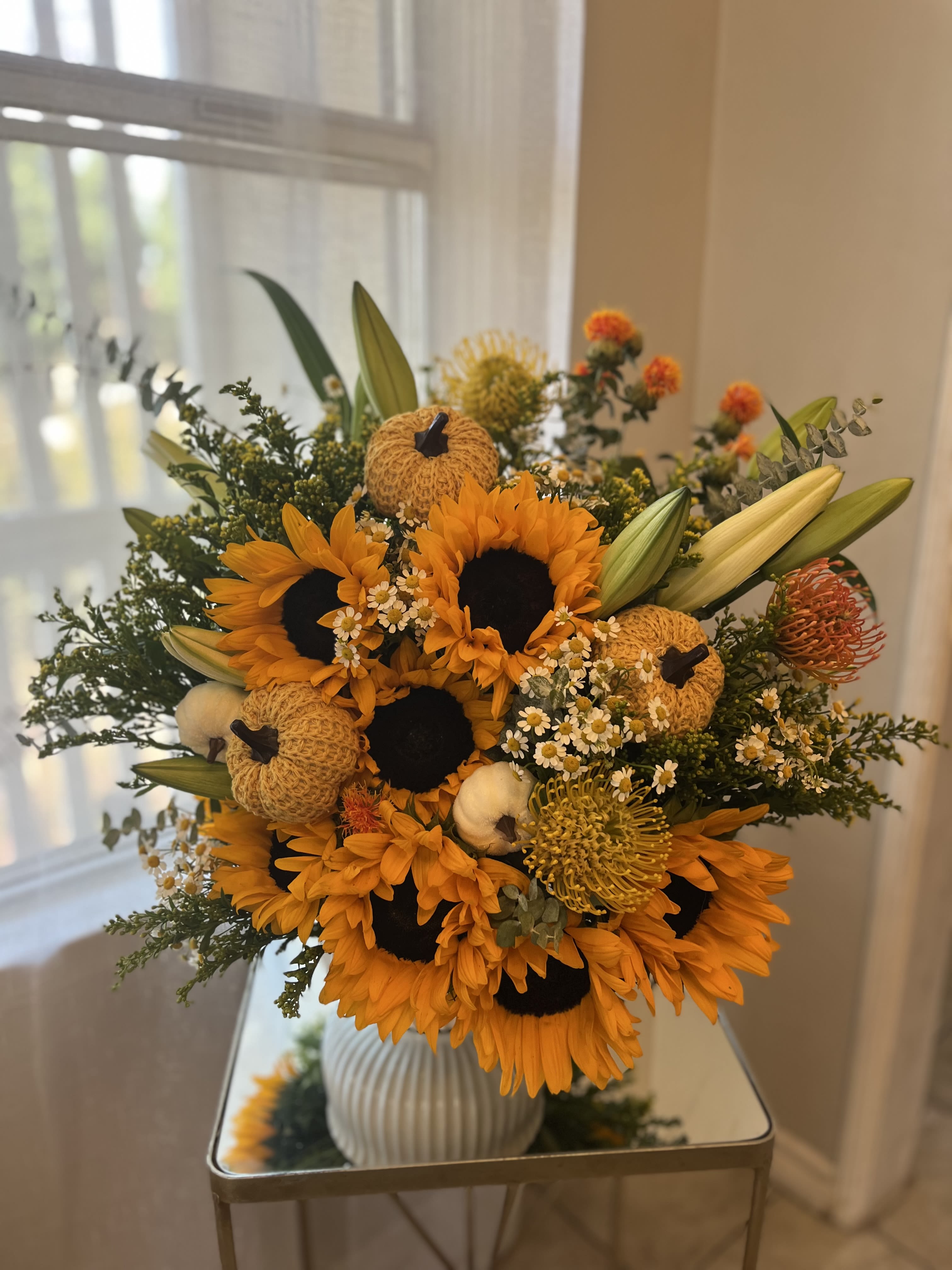 Sunflower Sumba - Sunflowers and pumpkins seasonal blooms 