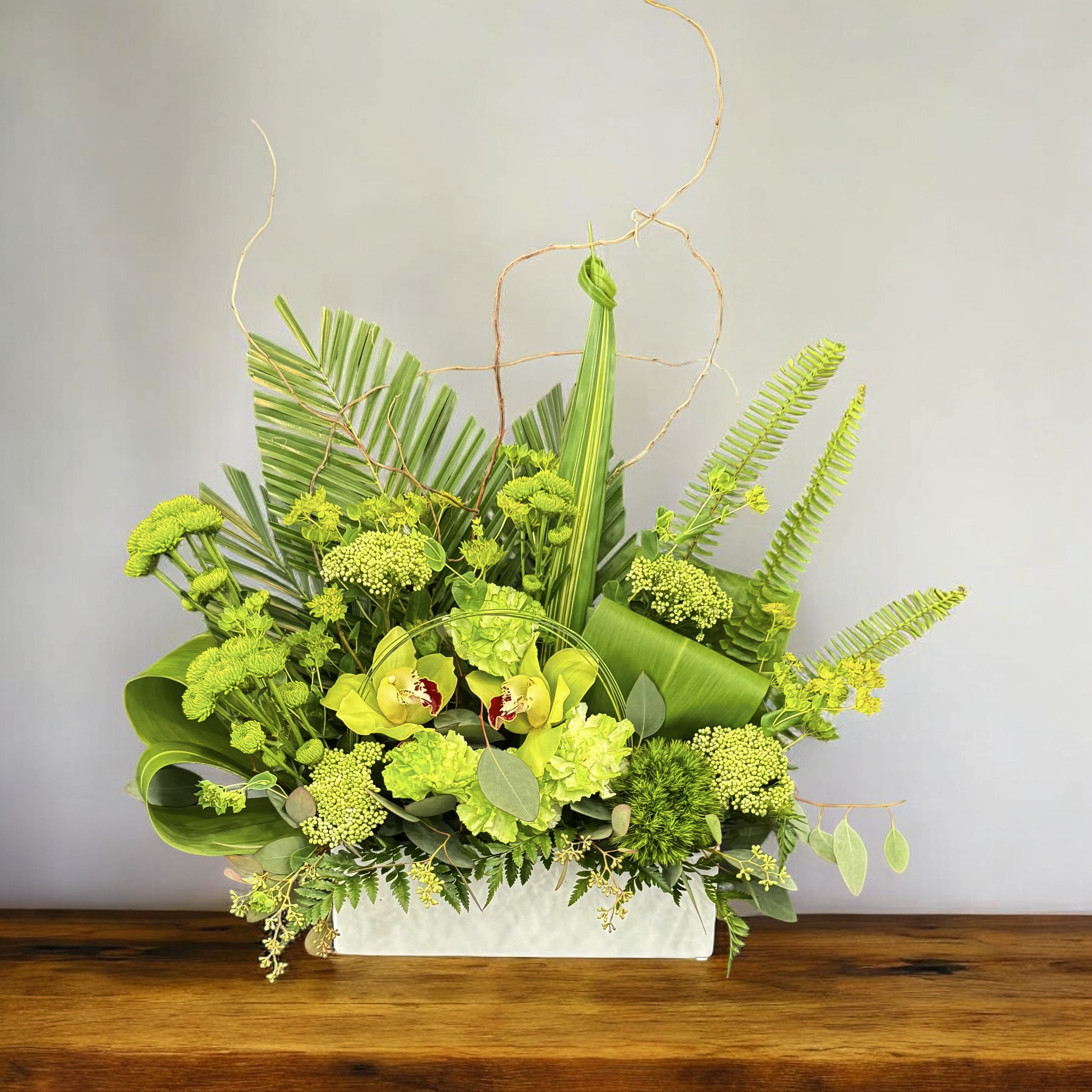 Orchid gaze  - Mix of greens 