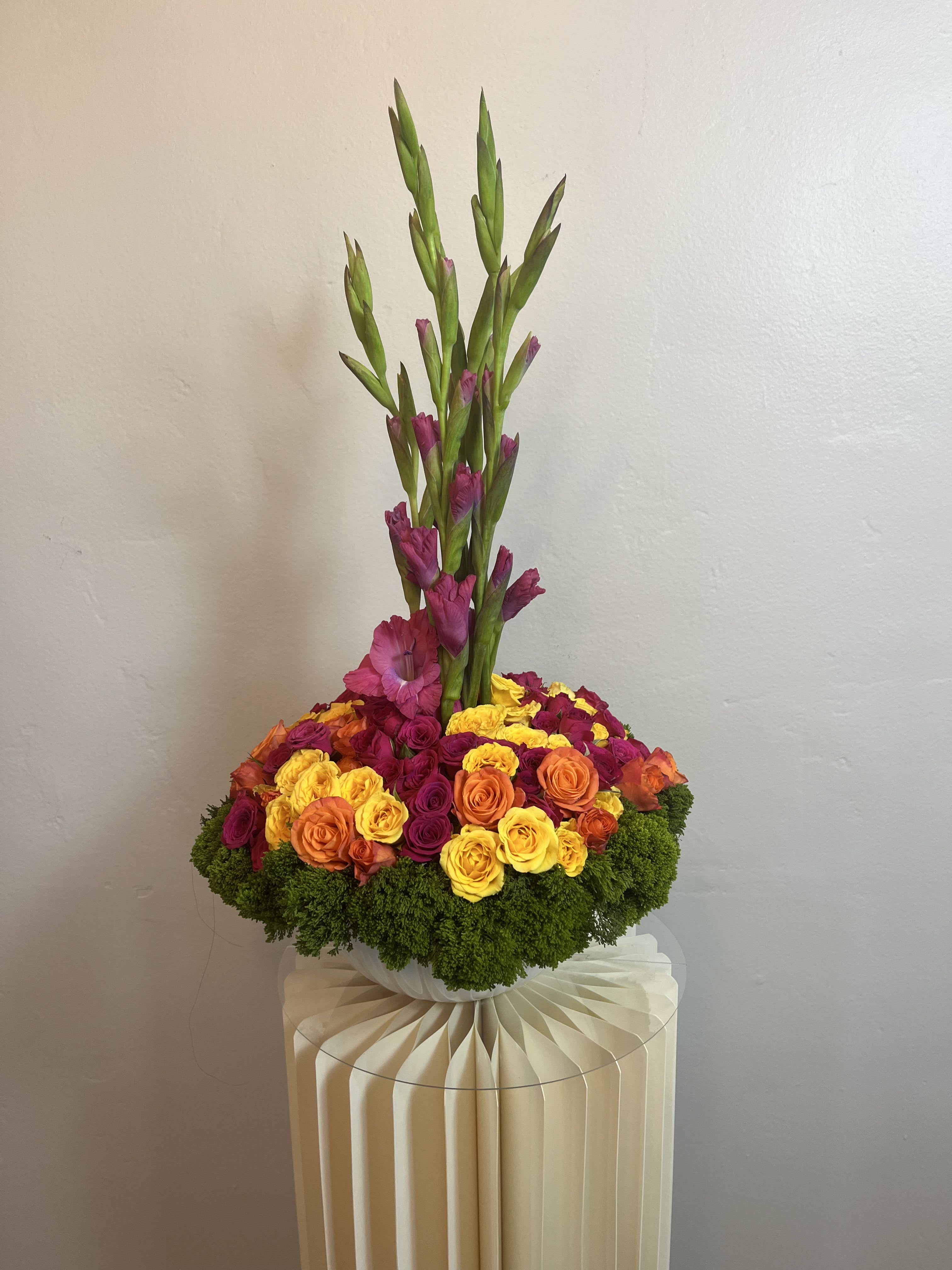 Garden Dreams  - Bright beautiful spray roses on lush greens available in multiple colors 