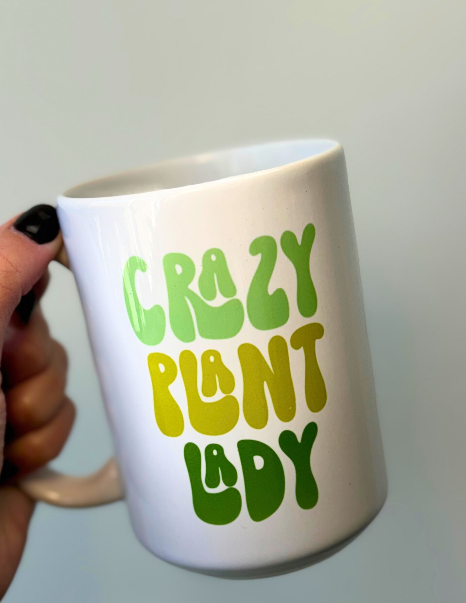 CRAZY PLANT LADY COFFEE MUG - Complete your flower arrangement with a coffee mug! This thoughtful addition makes your gift even more memorable. 