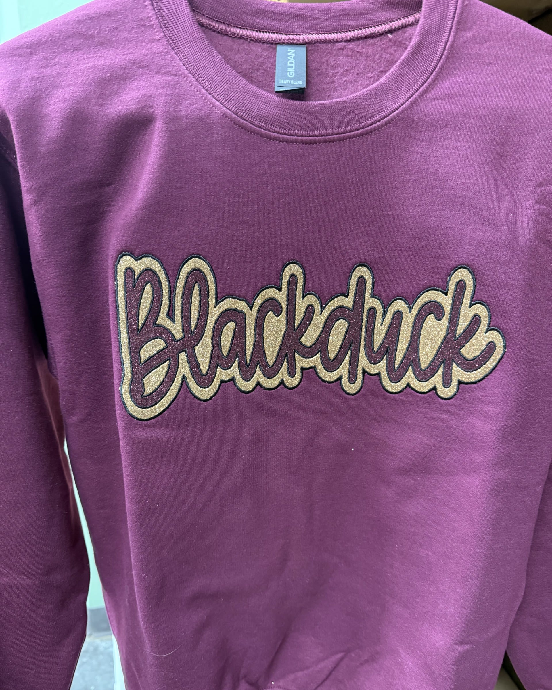 Blackduck Crew Sweatshirt - Maroon - Locally crafted crewneck sweatshirt in maroon.  Please call for size availability.