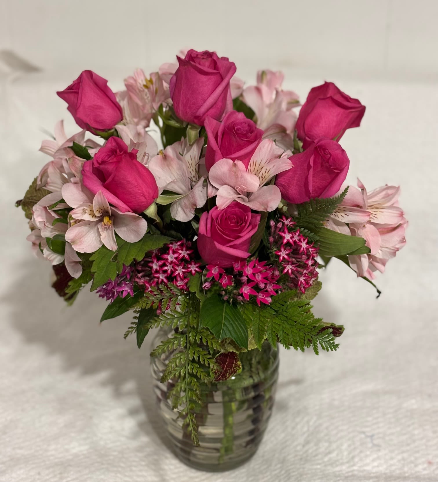 Roses and Flowers Bouquet Roses and Flowers Bouquet - Mixture of Roses, Alstroemeria and More flowers