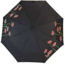 New Colour Change Folding Umbrella - Poppy New Colour Change Folding Umbrella - Poppy - Product Features: Canopy made from PolyesterOpen Diameter 100cm Rubberised HandleManual Opening With 8 x Fibreglass/ metal ribsFolding styleClosed Length of 25cm Weight of 315 gA stunning compact umbrella which changes colour to expose a beautiful Poppy when wet from Soake Ltd.