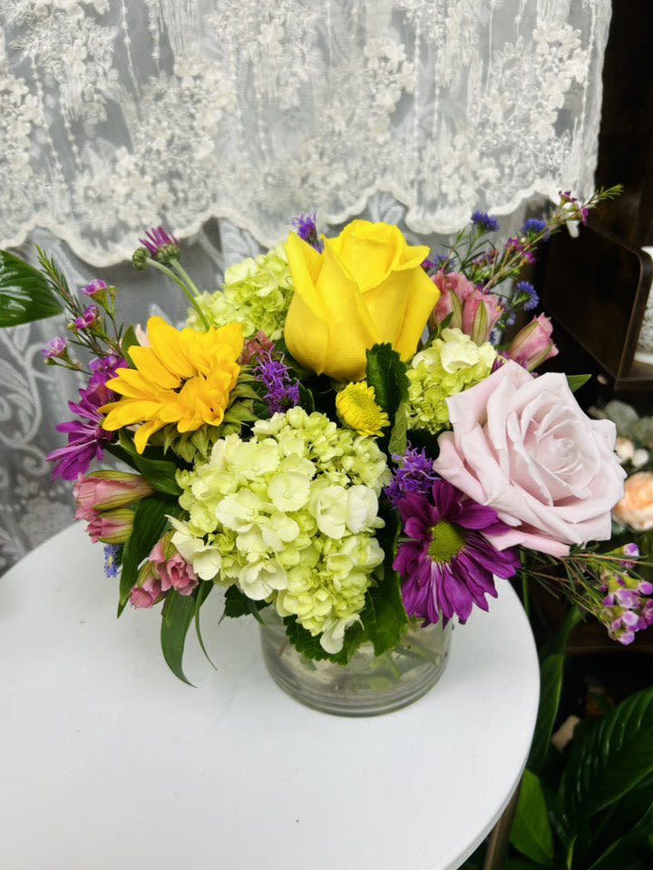 Short &amp; Sweet - A colorful mix of flowers creates the perfect arrangement for everyday moments.
