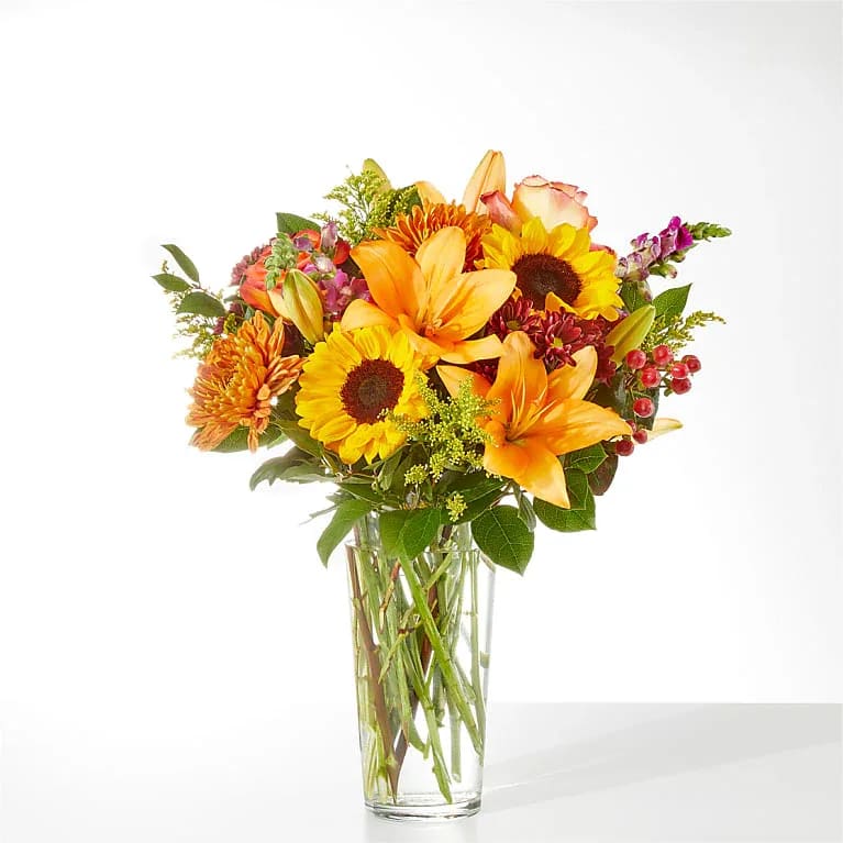 Seasons Change Bouquet - As the days get cooler and the sun sets earlier, this luxurious arrangement will remind them of the beauty of the season.