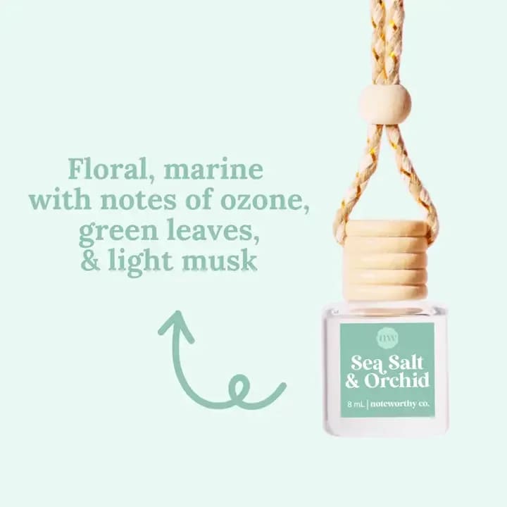 CAR DIFFUSER - SEA SALT &amp; ORCHID - Perfect for keeping your car smelling fresh!