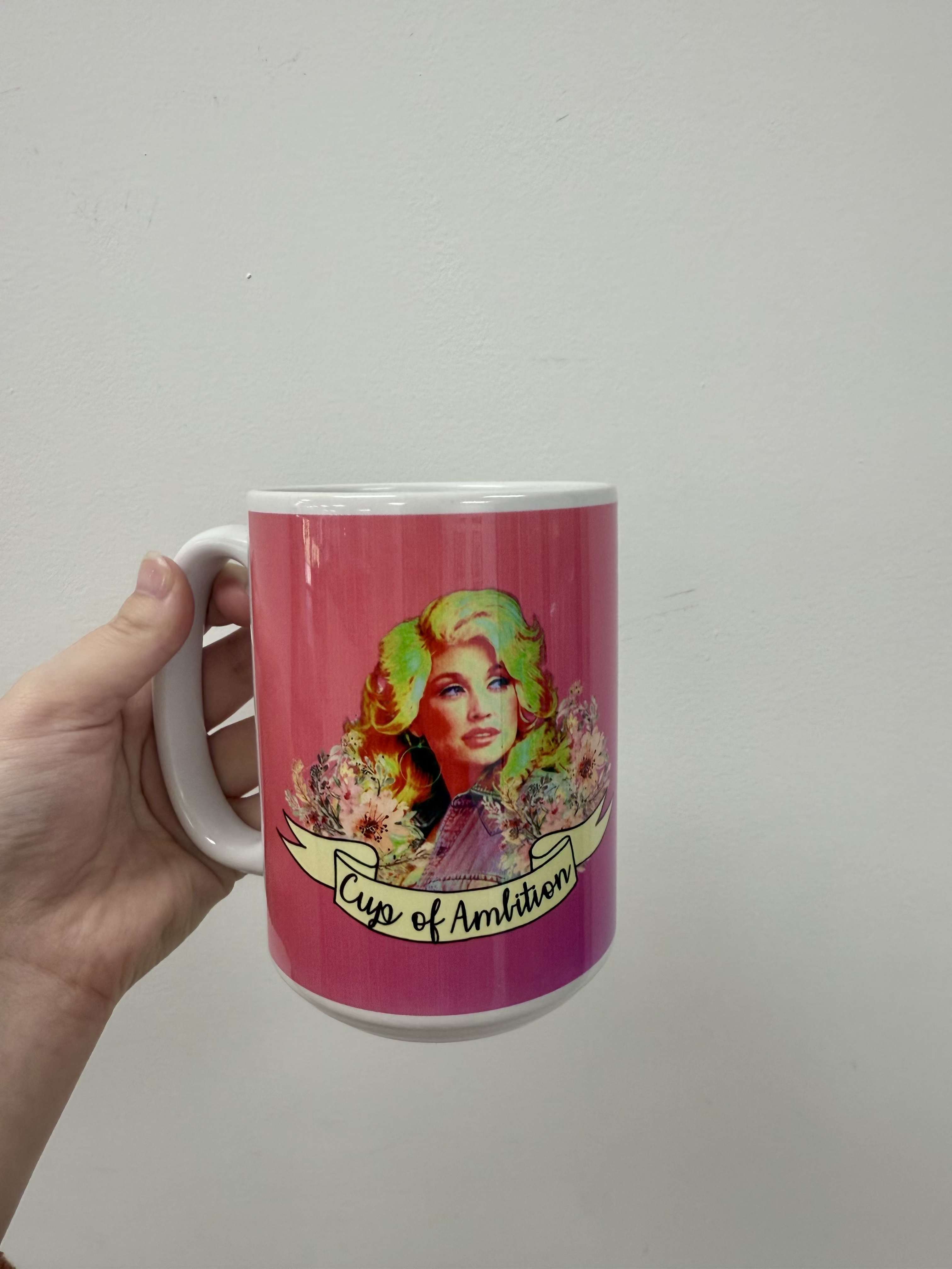 &quot;CUP OF AMBITION&quot; MUG - Perfect for your morning brew or cozy evenings in. Durable, stylish, and comfortable to hold.