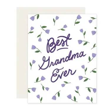 &quot;BEST GRANDMA EVER&quot; CARD - Perfect card to celebrate grandma!