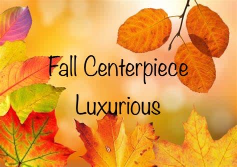 Fall Centerpiece Luxurious - Let our designers choose the freshest blooms for your Thanksgiving table.
