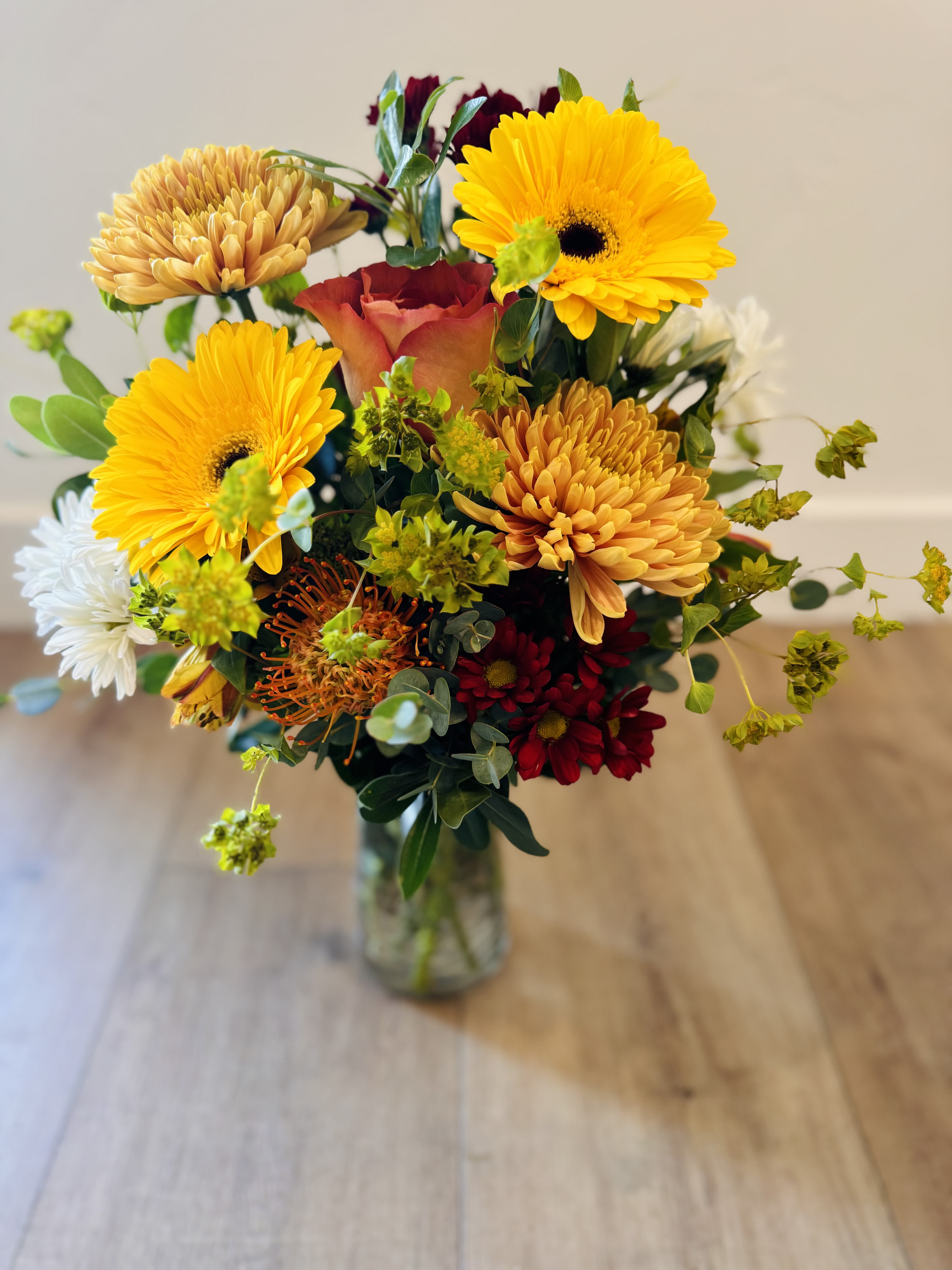 Fall is in the Air - All the best colors of Fall in a beautiful arrangement.