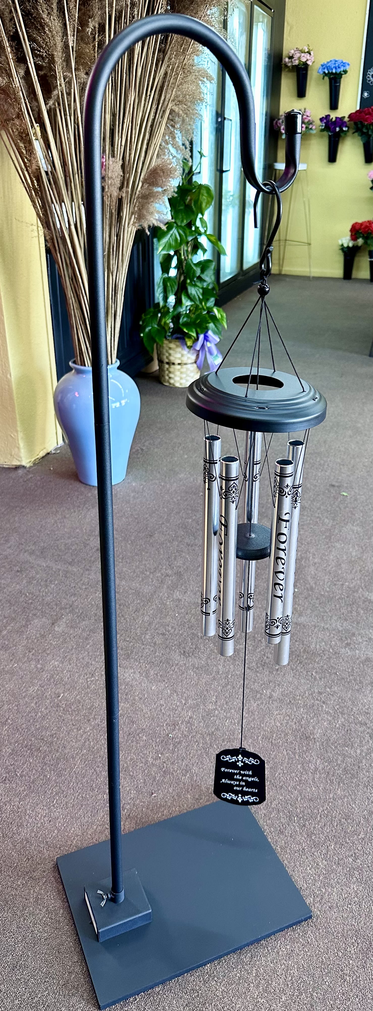 Wind Chime Forever Remembered - 36&quot; Wind Chime (only does not include stand) Forever with the angels, Always in our hearts