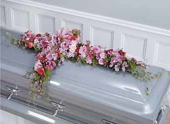 Casket Spray Cross - Blooms offers Casket Spray Cross. Call for your choice of colors &amp;  flowers.  908-234-2900.    