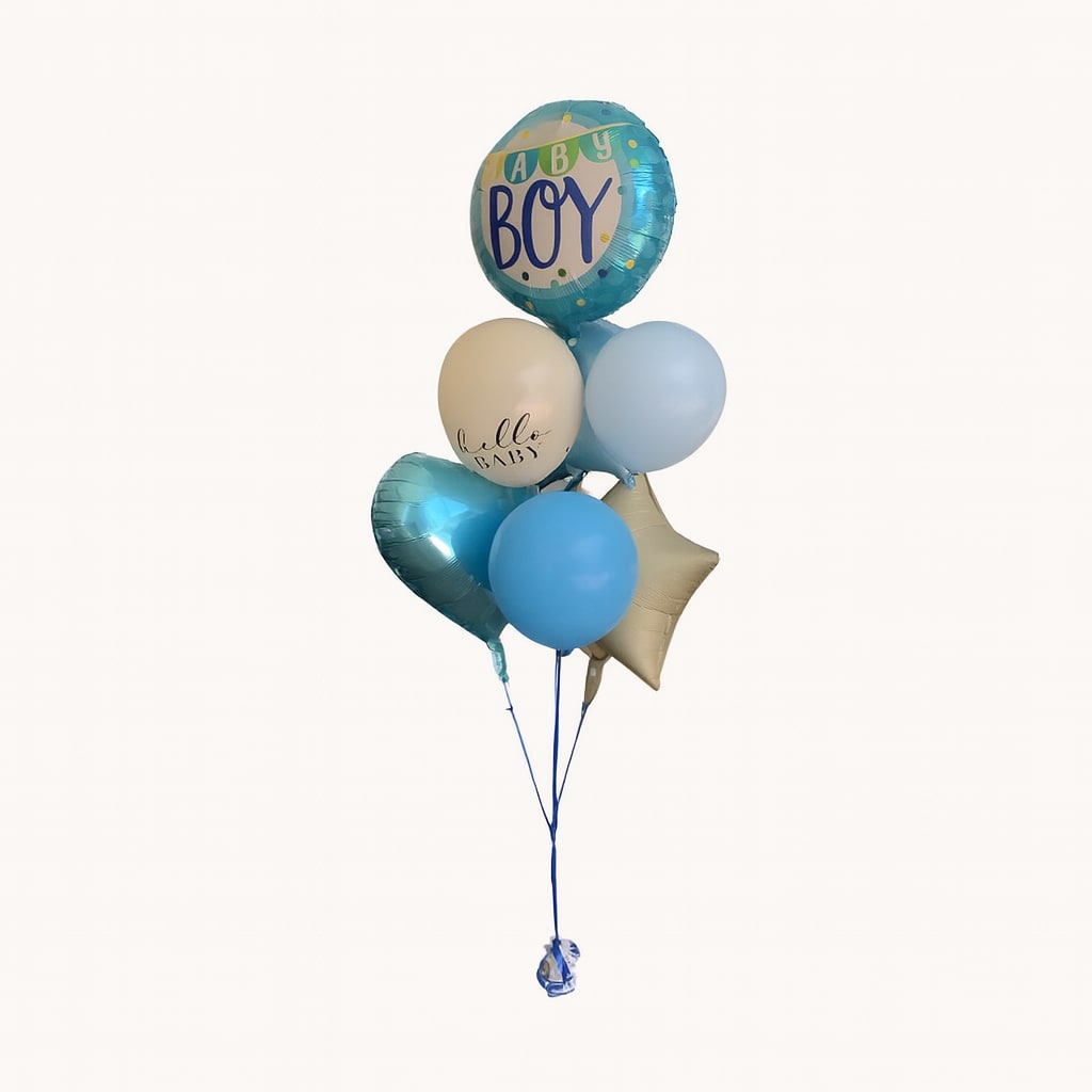 Baby Boy Balloon Arrangement - Baby Boy Balloon Arrangement