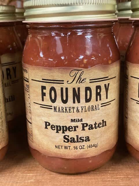 Pepper Patch Salsa - Tomato based salsa with fresh onions, jalapenos, cilantro, garlic and seasonings. MILD!