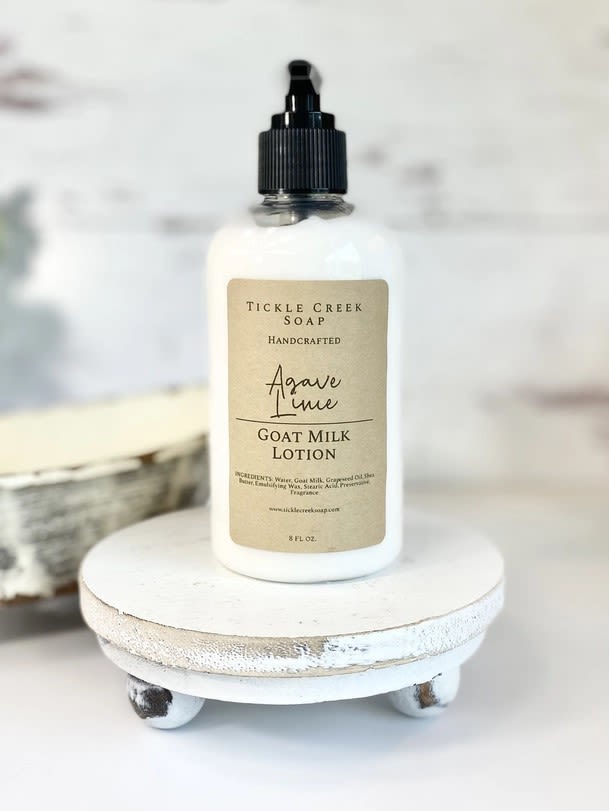 Goat Milk Lotion - Scents are - Wild Flower, Lavender  and Oatmeal Honey 