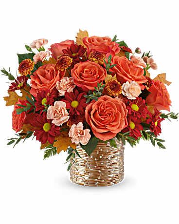 Fall-in in love Bouquet - Add warm, Modern touch to your fall decor with bronze flowers.