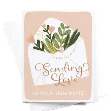 &quot;SENDING LOVE TO YOUR NEW HOME!&quot; CARD - Perfect card to celebrate a new home!