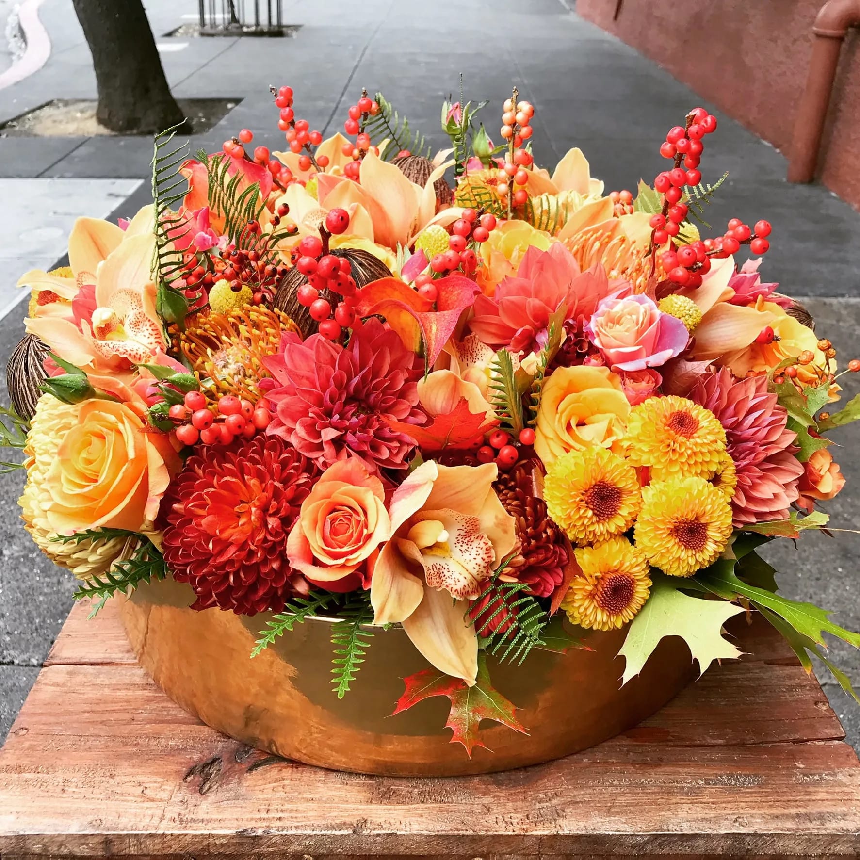 Fall into Autumn   - Rich warm hues set a luscious tone, sure to enhance any tablescape. 