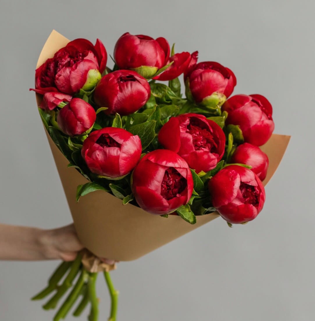 № 416 - Standard size - 10 peonies  Deluxe size - 15 peonies Premium size - 20 peonies 