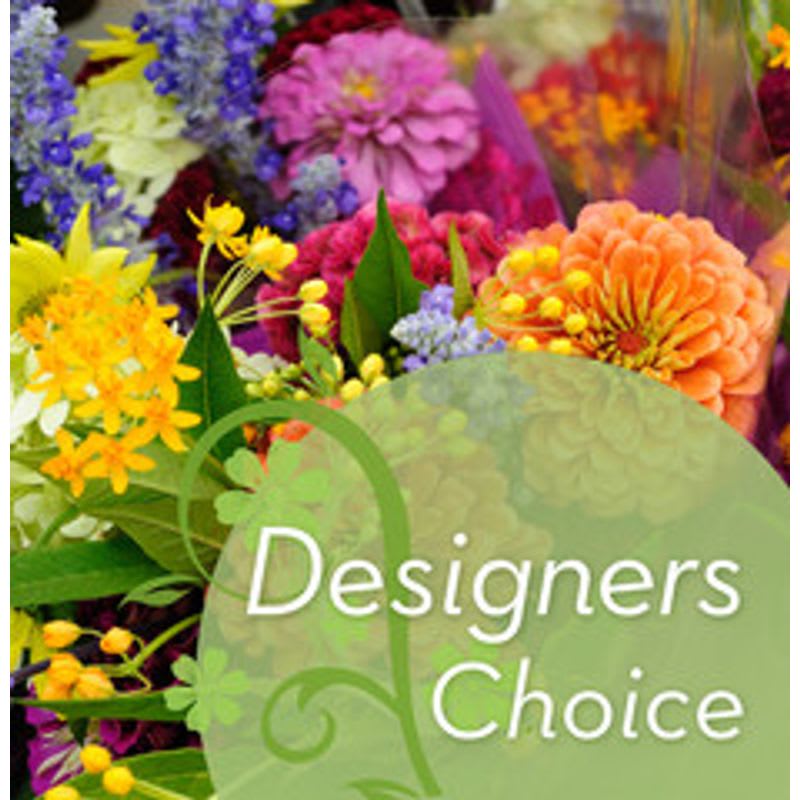 Everyday Designers Choice 40 - The top selling selection for every occasion! Our designers will design an absolutely stunning and original styled piece using the freshest seasonal flowers available at the time your order is placed. Arranged in a vase of our choice to complement your design, this glorious custom design is ready to take your recipient's breath away with the originality in design!   Filled to the value of your choice, let our designers work their magic in creating the perfect design for your occasion and for your recipient!   *Designers choice products are not created to match the image listed here - the image is an example only.